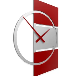 Adam orologio da parete moderno legno rosso rubino