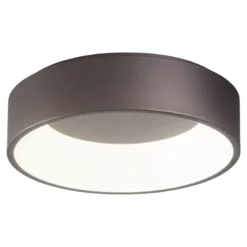 Affralux band diodi plafoniera cerchio da cucina 25w 3200k caffe marrone