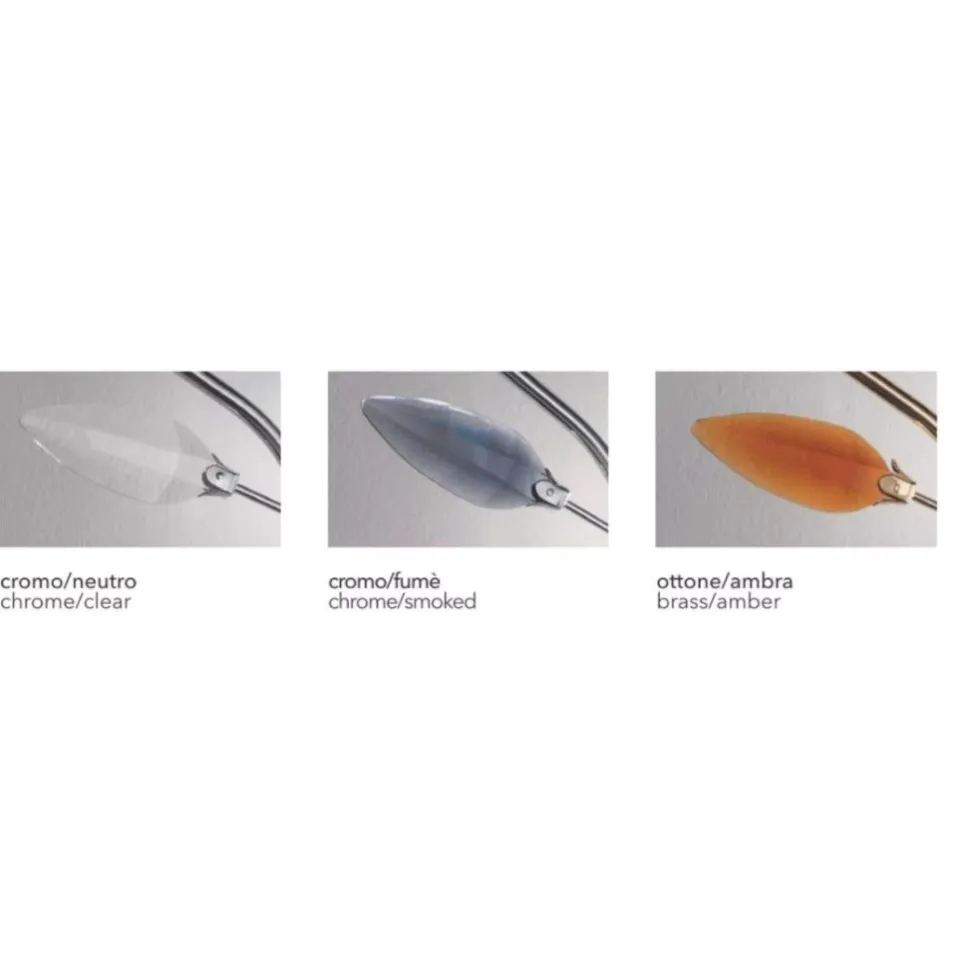 Affralux crystallivs plafoniera per camera da letto oro cristalli ambra