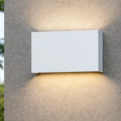 Affralux wally applique da esterno moderna bianco 20w 3000k 4000k