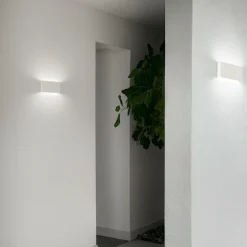 Affralux wally applique esterno bianco 30w 3000k 4000k moderna