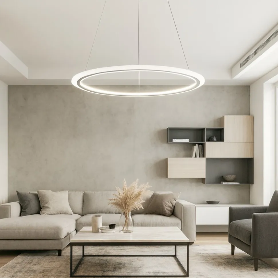 Affralux acryled lampadario anello led 23w 3000k