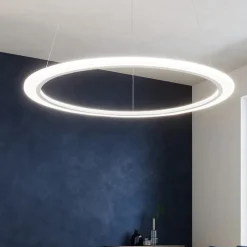 Affralux acryled lampadario moderno anello bianco led 32w 3000k
