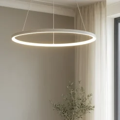 Affralux aluring lampadario moderno 26w cerchio bianco