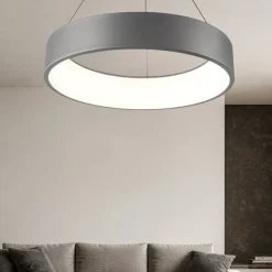 Affralux band diodi antracite lampadario cerchio led 45cm moderno
