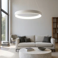 Affralux band diodi 108cm lampadario led 136w 3000k bianco