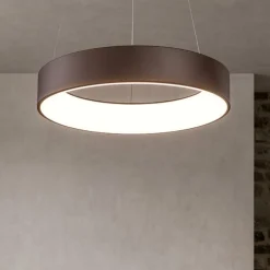 Affralux band diodi 80cm lampadario cerchio marrone caffe