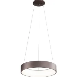 Affralux band diodi lampadario cerchio 60cm marrone caffe