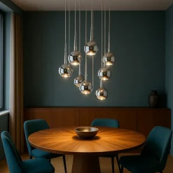 Affralux bol lampadario per soggiorno moderno