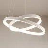 Affralux diodi lampadario per soggiorno moderno led 82w 3200k bianco