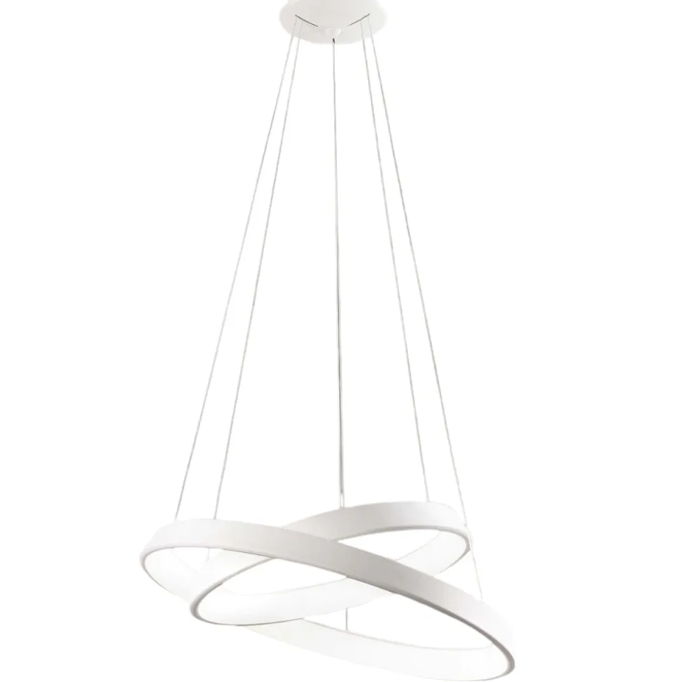 Affralux diodi lampadario per soggiorno moderno led 82w 3200k bianco