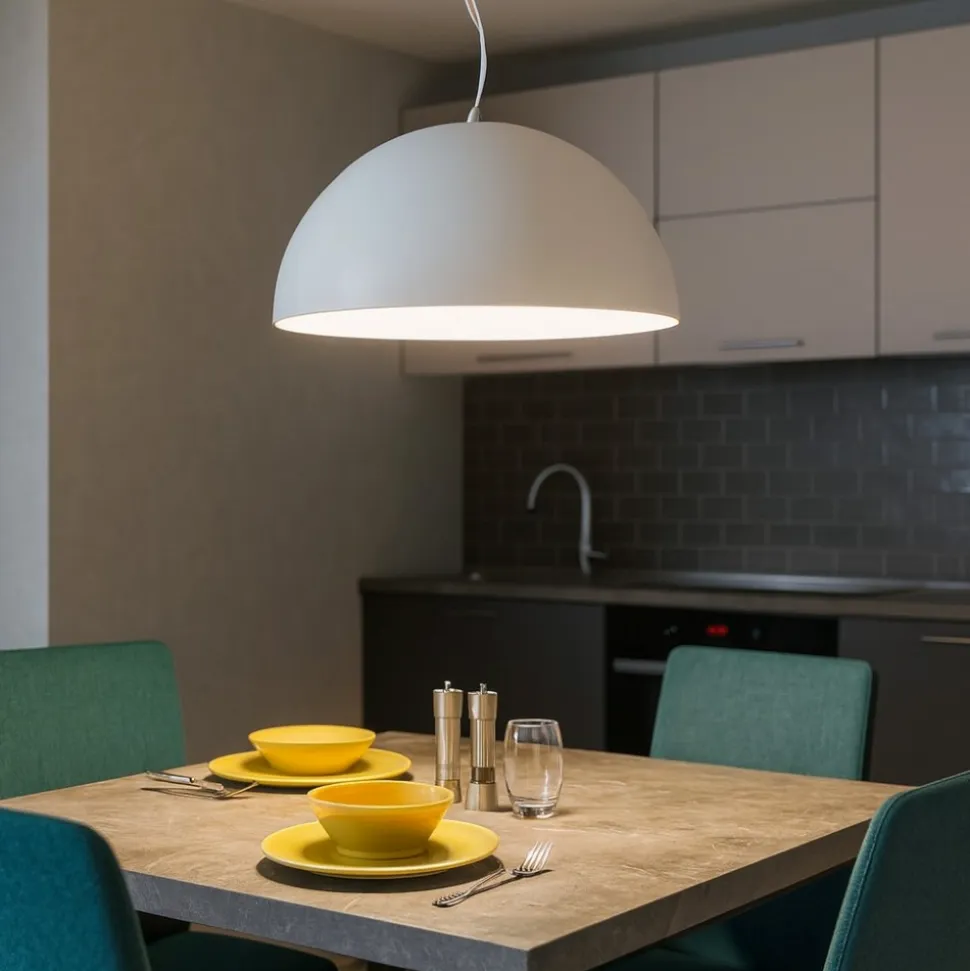 Affralux lampadario da cucina led 60w 3000k bianco