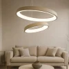 Affralux lampadario diodi sabbia led 82w 3200k cerchi per soggiorno