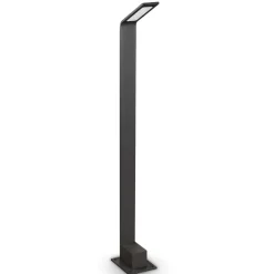 Agos pt h80 3000k ideal lux lampione da esterno nero