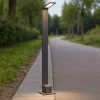 Agos pt h80 4000k lampione da giardino antracite ip54 led 4000k