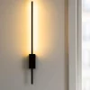 Agos ondaluce applique moderna led 3000k nero 90cm orientabile