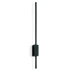 Agos ondaluce applique moderna led 3000k nero 90cm orientabile