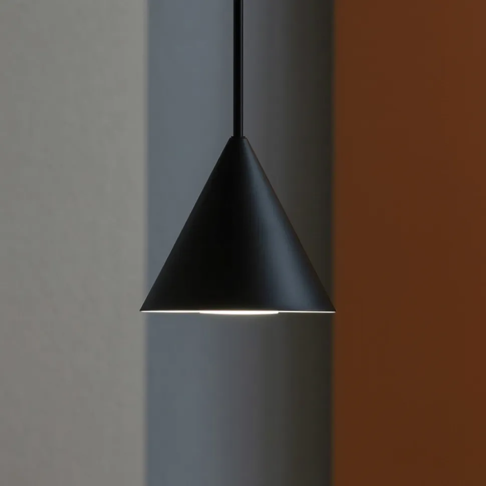 A-line sp1 d13 ideal lux lampada nera a sospensione cono per isola