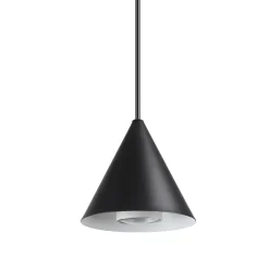 A-line sp1 d30 ideal lux lampadario cono nero per cucina moderna