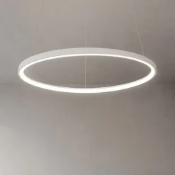 Aluring affralux lampadario cerchio bianco led 3200k