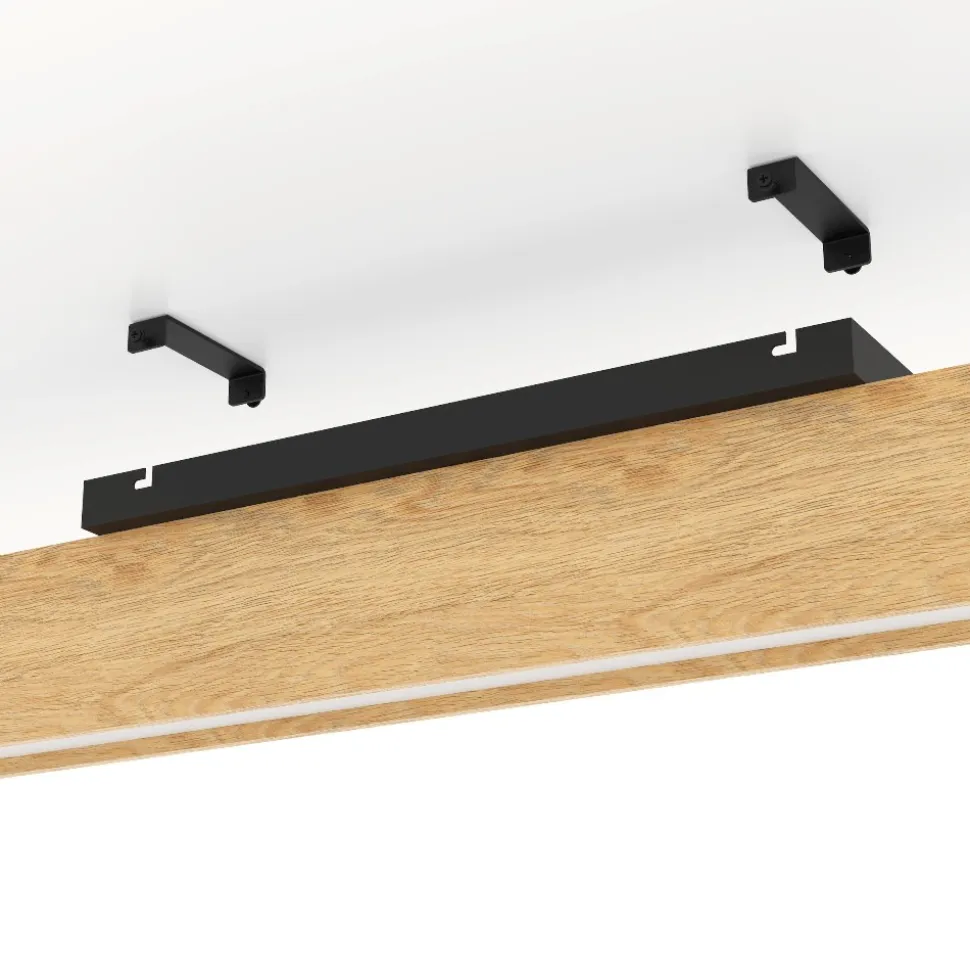 Anchorena z eglo plafoniera moderna in legno led rgb da 2700k a 6500k smart