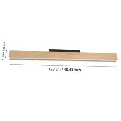 Anchorena z eglo plafoniera moderna in legno led rgb da 2700k a 6500k smart