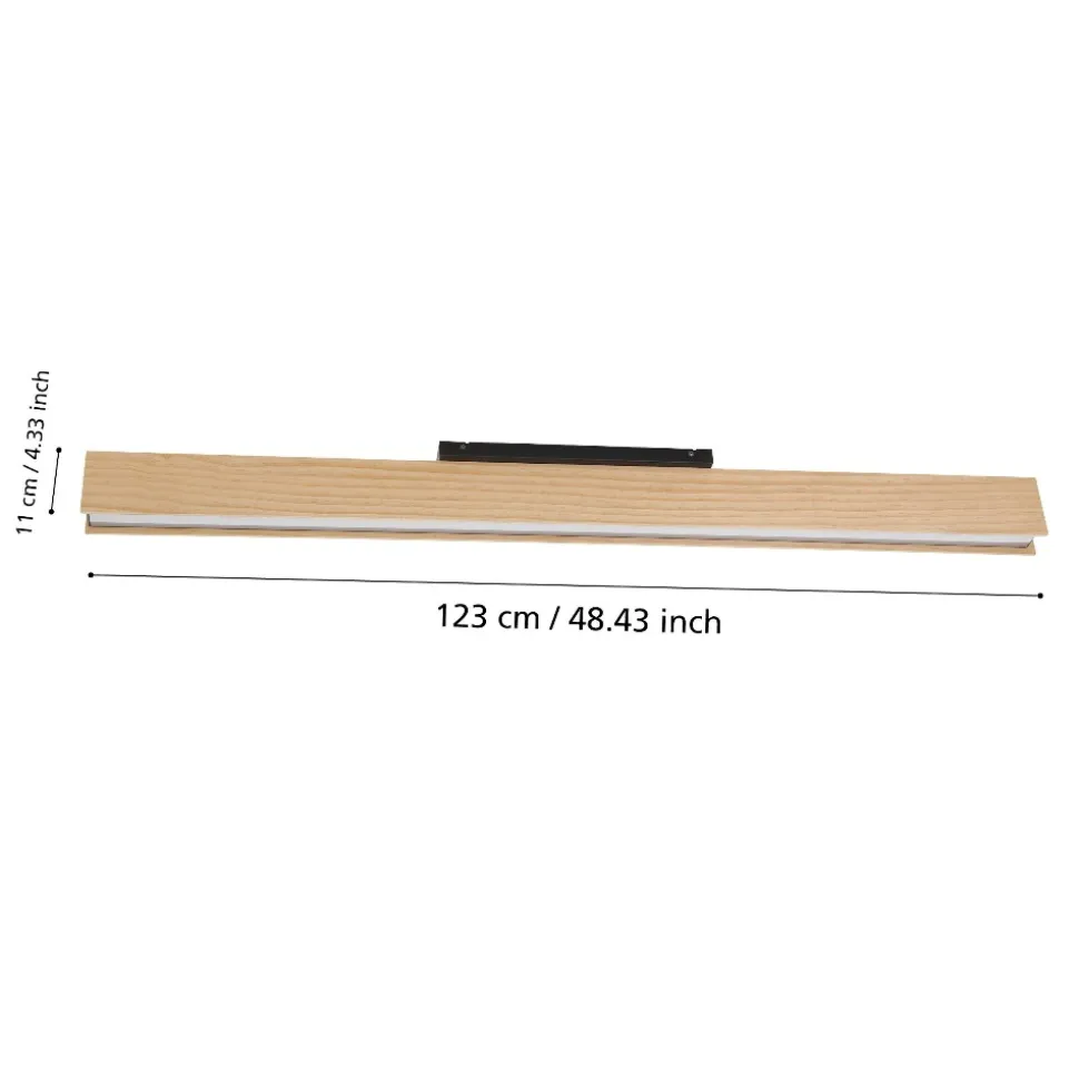 Anchorena z eglo plafoniera moderna in legno led rgb da 2700k a 6500k smart