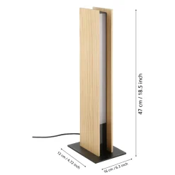 Anchorena z eglo lampada da tavolo stile nordico led rgb da 2700k a 6500k