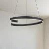 Andabaia z eglo lampadario moderno circolare led da 3000k a 6500k