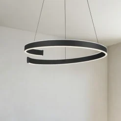 Andabaia z eglo lampadario moderno circolare led da 3000k a 6500k