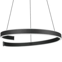 Andabaia z eglo lampadario moderno circolare led da 3000k a 6500k