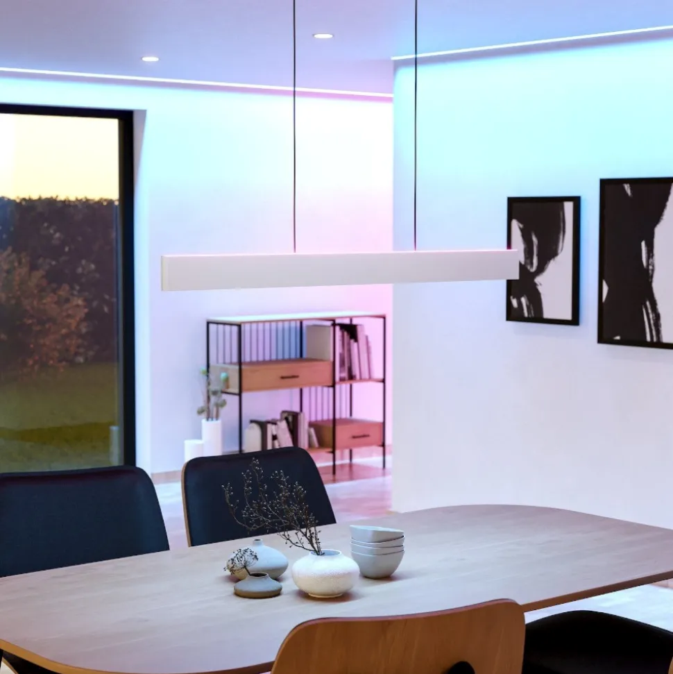 Andreas z eglo lampadario per cucina moderna grigio led rgb da 2700k a 6500k controllo remoto app