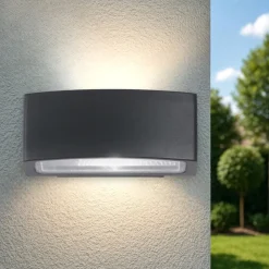 Andromeda ap1 applique da esterno ip55 antracite ideal lux