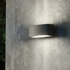 Andromeda ap1 applique da esterno ip55 antracite ideal lux