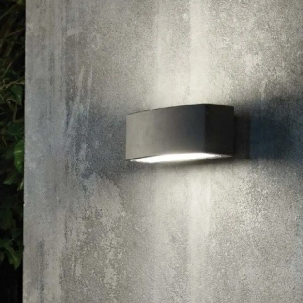 Andromeda ap1 applique da esterno ip55 antracite ideal lux