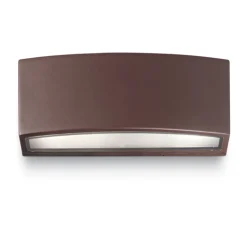 Andromeda ap1 coffee applique da esterno marrone ideal lux
