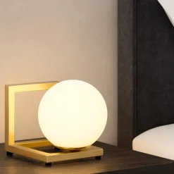 Angolo tl1 abat-jour ideal lux ottone boccia vetro
