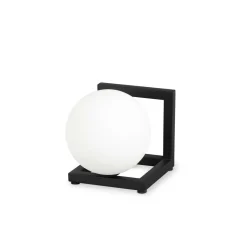 Angolo tl1 ideal lux abat-jour da comodino nera sfera bianco