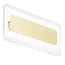 Antille s oro linea light applique led 14w 3000k moderna