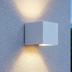 Ap cube ondaluce applique led da esterno bianca