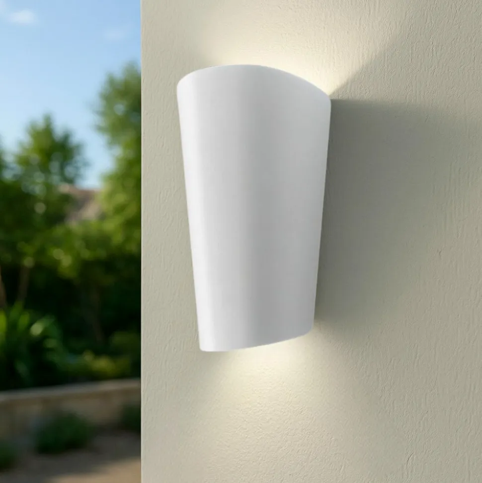 Ap pic ondaluce applique da esterno cono bianco led