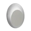 Ap shell ondaluce applique da esterno design led grigio silver