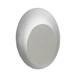Ap shell ondaluce applique da esterno design led grigio silver