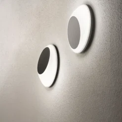 Ap shell ondaluce applique da esterno design led grigio silver