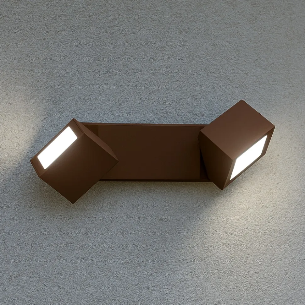 Ap steve ondaluce applique da esterno led 12w 4000k orientabili