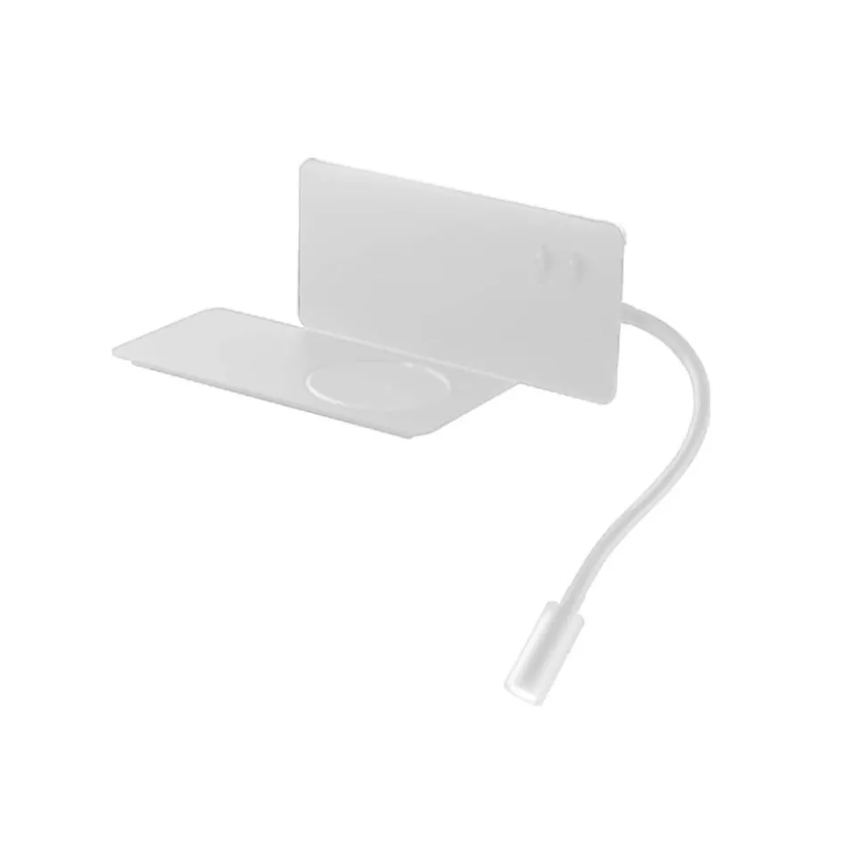 Ap flat ondaluce applique comodino destro camera da letto bianca led presa usb