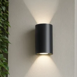 Apollo ap applique nero da esterno led 6w 4000k nero ideal lux