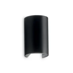 Apollo ap applique nero da esterno led 6w 4000k nero ideal lux