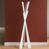 Appendiabiti bianco da ingresso design moderno