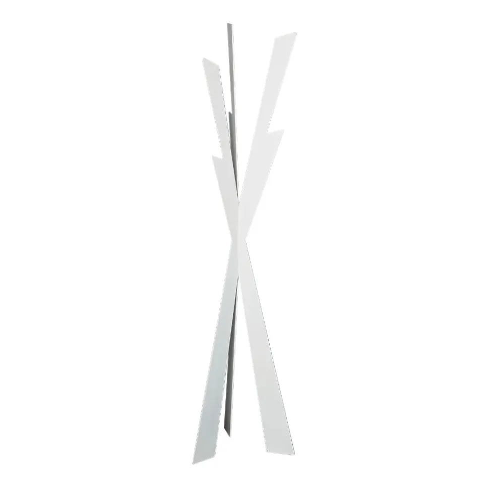 Appendiabiti bianco da ingresso design moderno